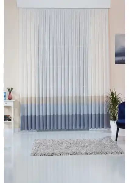 Elenor Şeritli Keten Görünüm Çocuk Odası Perde: Şık ve Fonksiyonel Tasarım Özellikleri