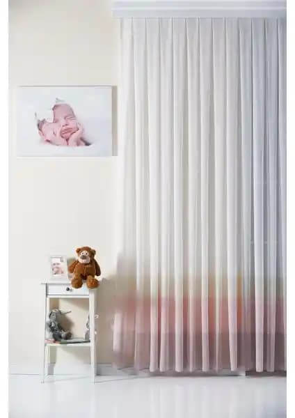 Elenor Şeritli Keten Görünümlü Çocuk Odası Tül Perde Özellikleri ve Kullanım Avantajları