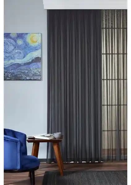 Elenor Yüksek Kaliteli Düz Tül Perde Modern ve Kolay Kullanım Özellikleri ile