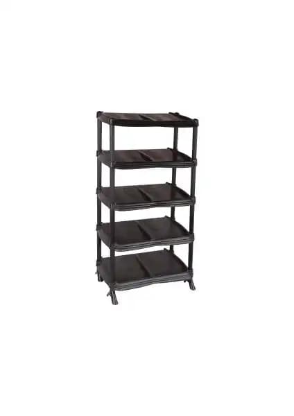 Elif Plastik Siyah Ayakkabılık Modern Tasarım ve Yüksek Kapasite ile Ev Düzeninizi Sağlar