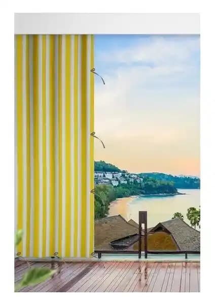 Elisa Home Elisya Balkon Perdesi: Şık ve Dayanıklı Dış Mekan Koruma Çözümü