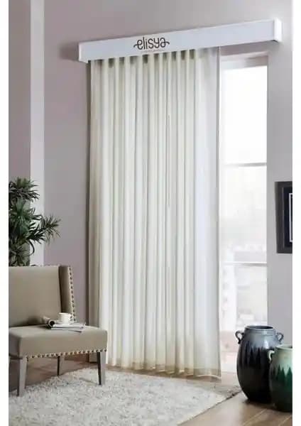 Elisa Home Elisya Home Taç Saten Güneşlik Perde: Şık ve Dayanıklı Ev Dekorasyonu İçin Uygun