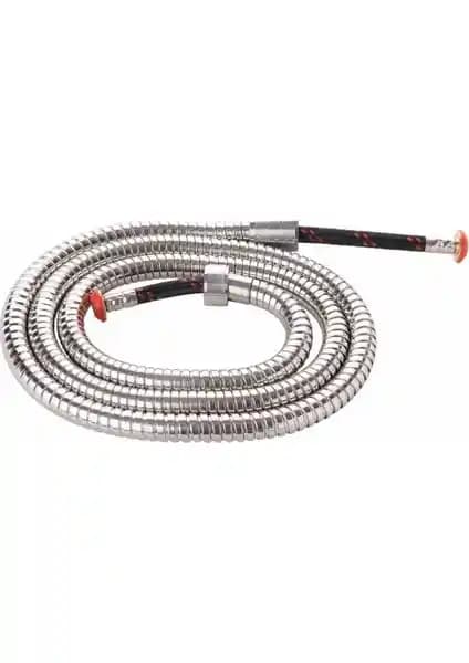 Emin Aksesuar Duş Hortumu Paslanmaz Çelik ve Örgülü Bez Malzeme ile Uzun Ömürlü Kullanım