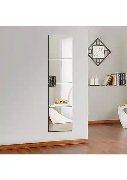 Enc Home Enchome 4 Adet Kare Cam Aynası Modern ve Şık Dekoratif Çözüm