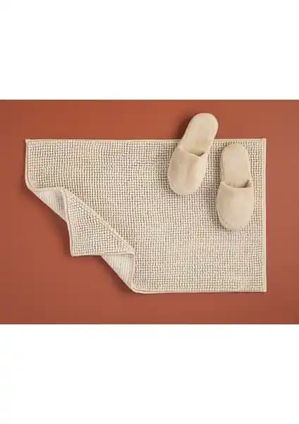 English Home Paige Polyester Makarna Banyo Paspası – Şık ve Fonksiyonel Banyo Aksesuarı
