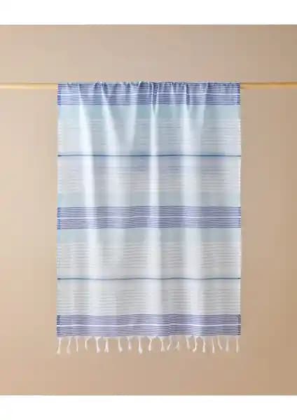 English Home River Pamuklu Çizgili Peştamal: Şık ve Fonksiyonel Ev ve Plaj Aksesuarı