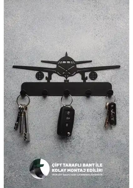 Evay Metal Dekoratif Anahtarlık Askısı: Dayanıklı ve Estetik Tasarımıyla Düzen Sağlar