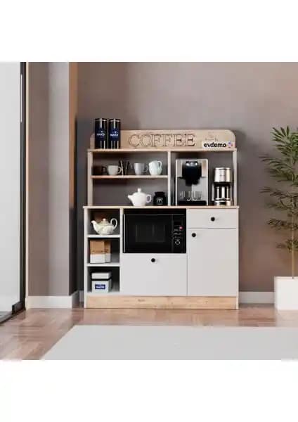 EVDEMO Barista Kahve Köşesi Çok Amaçlı Dolap İncelemesi ve Tasarım Özellikleri