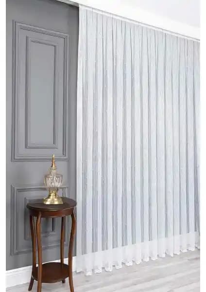 Evdepo Ekstraforlu Pilesiz Tül Perde Modern ve Kolay Kullanım Sunar