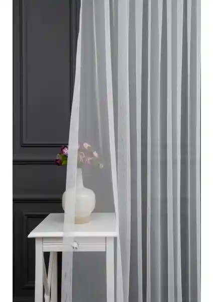 Evdepo Home Taç Grek Ekstraforlu Pilesiz Tül Perde: Modern ve Şık Tasarım Özellikleri