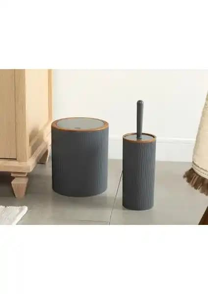 Evelyn 2'li Banyo Seti Antrasit: Modern ve Şık Tasarım ile Dayanıklı Kullanım