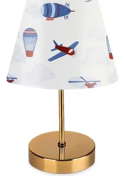 Evlight Nura Gold Abajur: Modern ve Şık Tasarımıyla Salonlar İçin Estetik Aydınlatma Çözümü