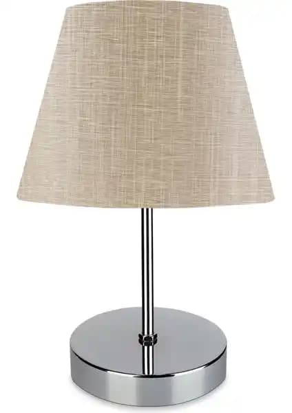 Evlight Nura Krom Abajur: Modern Tasarım ve İşlevselliği Bir Arada Sunar