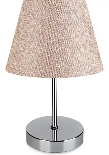 Evlight Nura Krom Abajur: Modern ve Şık Dekoratif Aydınlatma Seçeneği