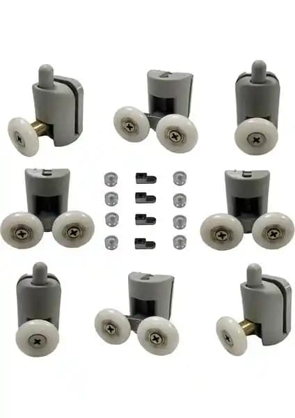 Eym Duşakabin Tekerleği 8 Li Set: Dayanıklı ve Kolay Montajlı Duş Kabini Aksesuarı