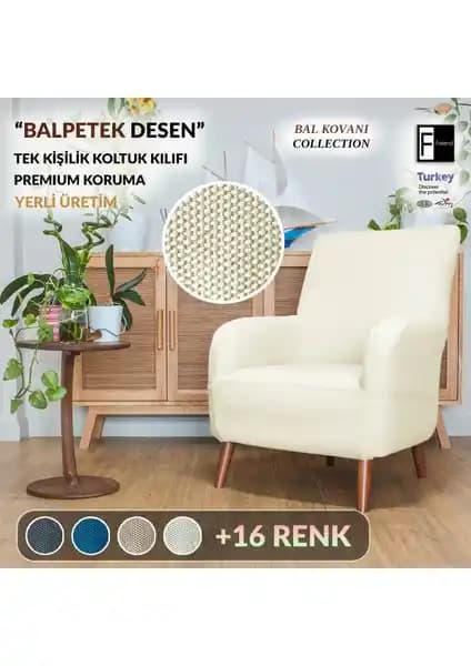Faiend Likrali Tek Kişilik Koltuk Kılıfı Şık ve Koruyucu Tasarım Özellikleri