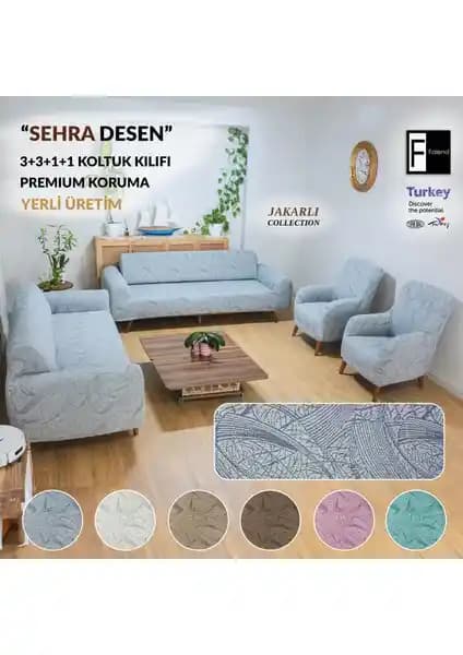 Faiend Sehra Desenli Koltuk Kılıfı Takımı Modern ve Dayanıklı Koruma Çözümü