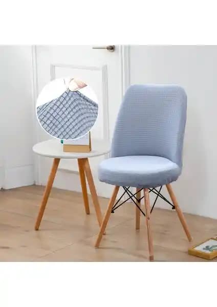 Faiend Yıkanabilir Streç Lastikli Oval Sandalye Kılıfı Estetik ve Kullanışlı Tasarım