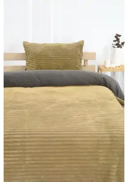 Favora Merinos Eternity Fitilli Peluş Nevresim Takımı Yatak Odalarına Şıklık ve Konfor Katar