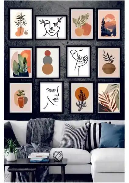 Fil Design Fi Design MDF Tablo Seti Modern ve Dayanıklı Dekoratif Duvar Sanatı