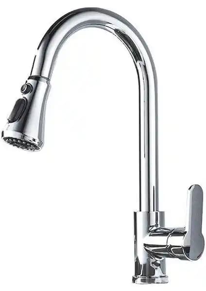 Fleko Spiralli Krom Mutfak Evye Bataryası: Modern Tasarım ve Fonksiyonellik