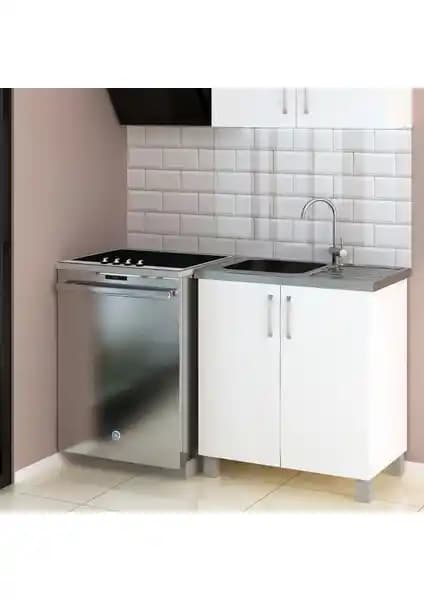 Fly Mobilya Camole 80 Cm Evyeli Alt Modülü: Dayanıklı ve Estetik Mutfak Çözümü