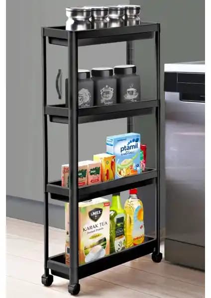 Frapan Home Tekerlekli Raf Ünitesi: Dar Alanlar İçin Pratik ve Şık Depolama Çözümü