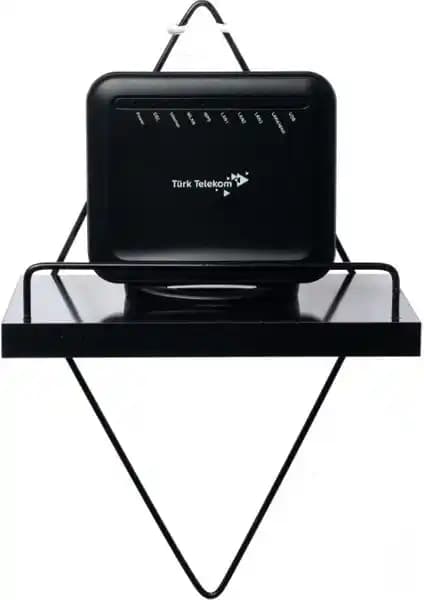 Full Reyon Dekoratif Modem Rafı Çok Amaçlı ve Şık Tasarım ile Pratik Kullanım