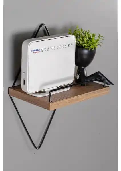 Full Reyon MDF Dekoratif Modem Rafı: Çok Amaçlı Modern Tasarım ve Dayanıklı Kullanım