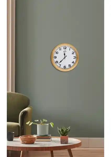 Galaxy Modern 200-A Altın Renk Duvar Saati: Estetik ve Fonksiyonellik Bir Arada