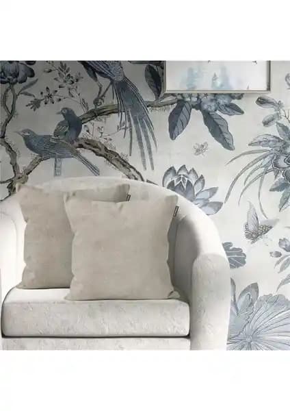 Goccia 2'li Kadife Dokulu Dikdörtgen Kırlent Kılıfı Şık ve Dayanıklı Ev Dekorasyonu Ürünü