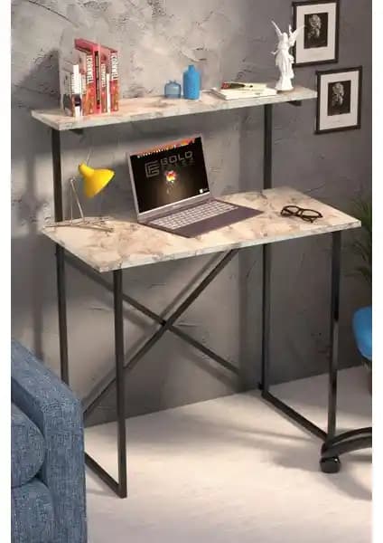Gold Falez Çalışma Masası: Çok Amaçlı ve Dayanıklı Ofis Çözümü