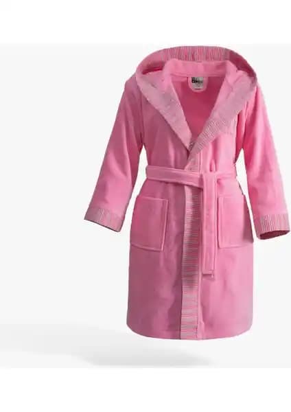 Green Black Relax Kız Çocuk Pembe Bornoz: Sağlıklı ve Konforlu Yüksek Kaliteli Çocuk Bornozu