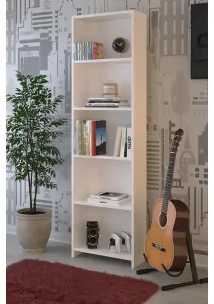 Gubimo Abete 5 Raflı Beyaz Kitaplık İncelemesi ve Kullanıcı Yorumları