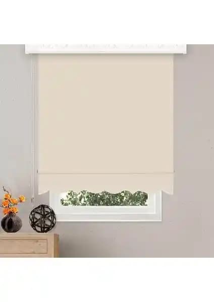 Güneş Perde Etek Dilimli Krem Stor 60X200 cm: Şık ve Pratik Dekoratif Perde Seçeneği