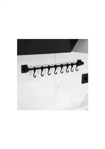 Hagen Güçlü Yapıştırma 8'li Askı Rayı 55 cm, sağlam ve kolay montajlı askı çözümü