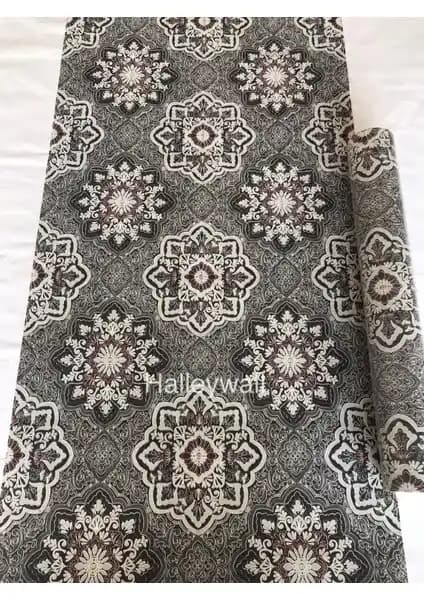 Halleywall 2936 Siyah Bordo 3D Duvar Kağıdı ile Modern ve Şık Dekorasyon Çözümleri