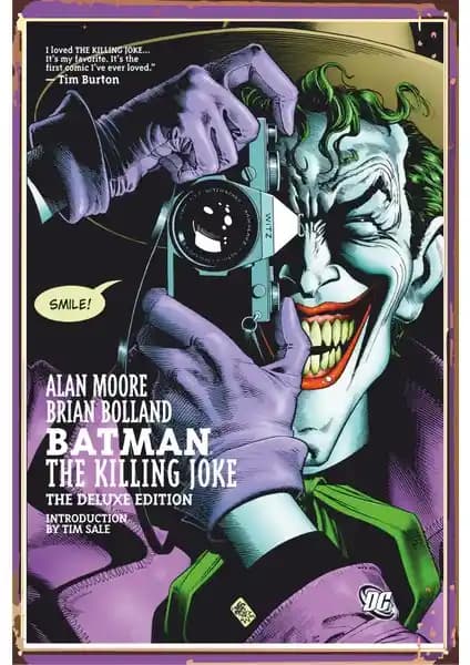 Hayat Poster Joker Retro Vintage Ahşap Poster Dekorasyon için Şık ve Dayanıklı Tasarım