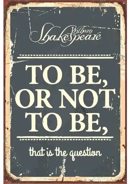 Hayat Poster Olmak Ya Da Olmamak: Retro ve Vintage Tarzda Ahşap Duvar Dekoru