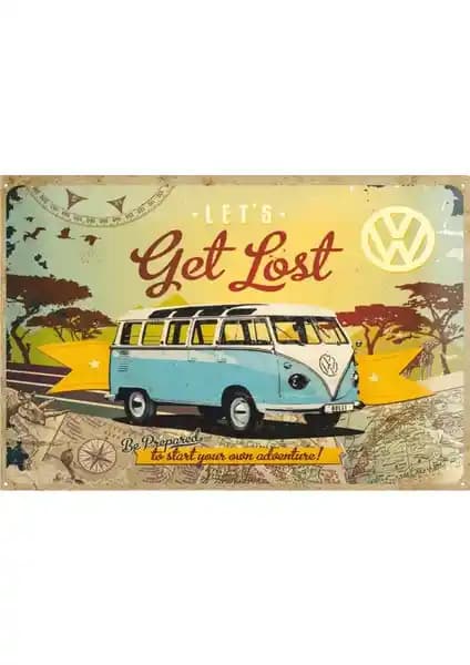 Hayat Poster Vosvos Wan Retro Vintage Ahşap Poster Dekorasyon İçin Uygun Seçenek