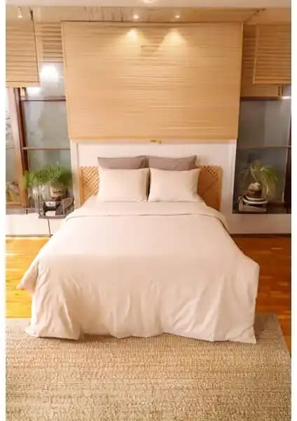 Hazal Moosh Çift Kişilik Nevresim Takımı: Modern ve Konforlu Yatak Odası Dekorasyonu