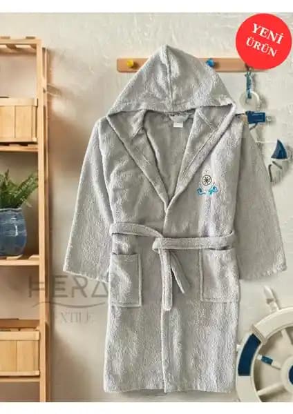 Hera Textile Kapüşonlu ve Kemerli Pamuklu Çocuk Bornozu Özellikleri ve Kullanım Avantajları