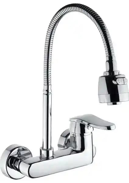 Hms Çift Fonksiyonlu Spiralli Duvardan Montajlı Mutfak Evye Bataryası Özellikleri ve Kullanım Avantajları