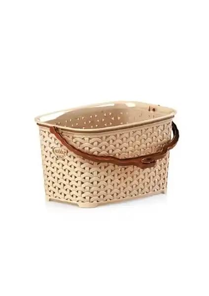 Hobby Life Plastik Rattan Mandal Sepeti: Dayanıklı ve Şık Ev Dekorasyon Ürünü
