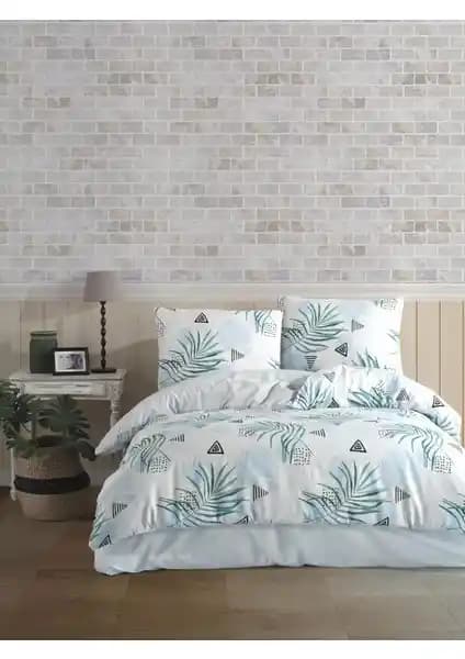 Home Design Palm Çift Kişilik Nevresim Takımı: Estetik ve Konforun Birleşimi