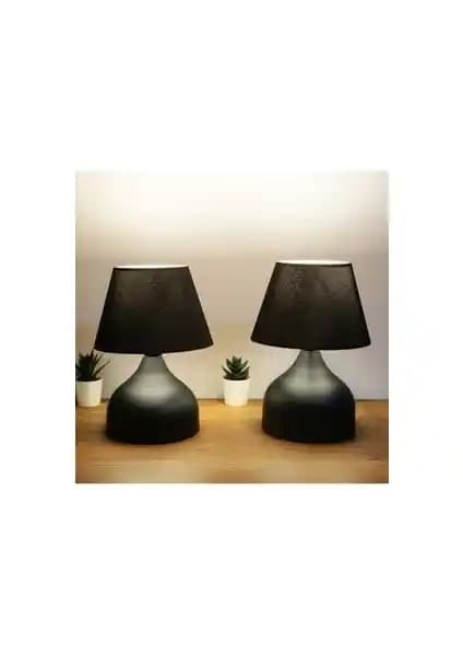 Homing Milano 2'li Metal Gövdeli Abajur Seti Şık ve Dayanıklı İç Mekân Aydınlatma Çözümü