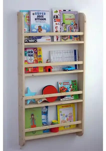 İhlas Montessori Kitaplık: Doğal ve Güvenli Çocuk Odası İçin Estetik Çözüm