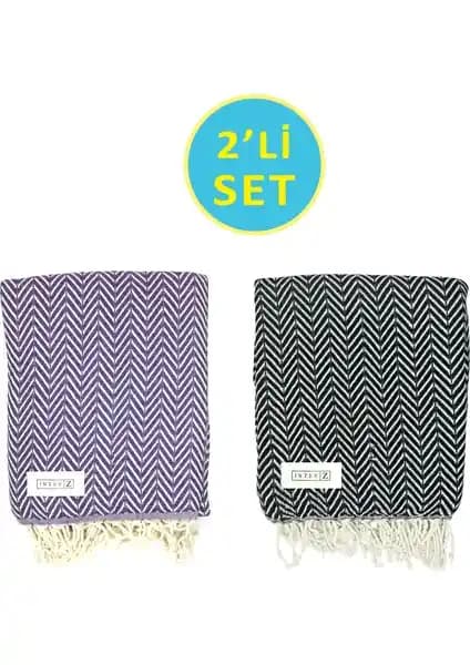 Inter Z 2'li Peştemal Plaj Havlusu Geniş Boyutları ve Çok Yönlü Kullanımıyla Öne Çıkıyor