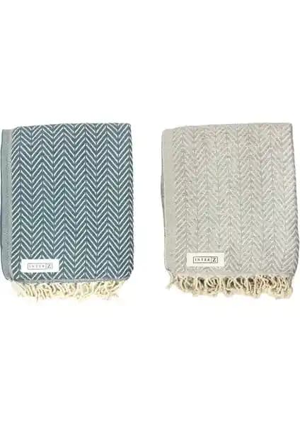 INTER Z 2'li Peştemal Plaj Havlusu Seti Konfor ve Şıklık Sunar