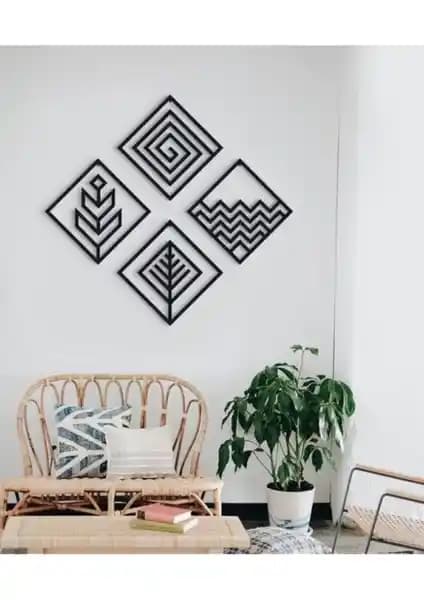 ION Siyah 4 Elements Duvar Dekoru Modern ve Şık Tasarım Özellikleri ve Kullanım İpuçları